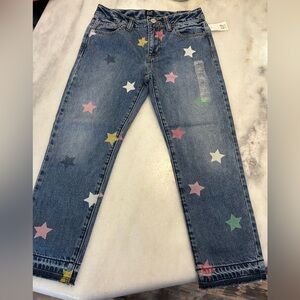 Girls GAP  Star girlfriend jeans new size 8